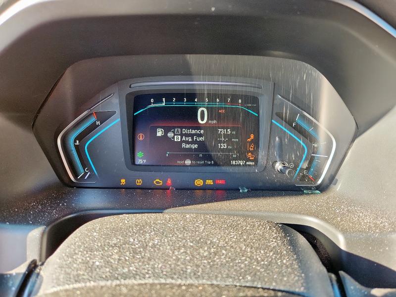 5FNRL6H76KB000639 - 2019 HONDA ODYSSEY EXL შავი ფოტო 9