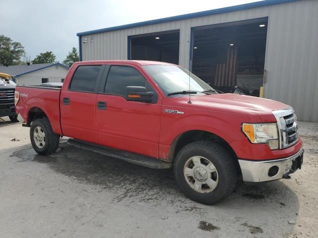 1FTFW1EV1AKB25727 - 2010 FORD F150 SUPERCREW RED photo 4