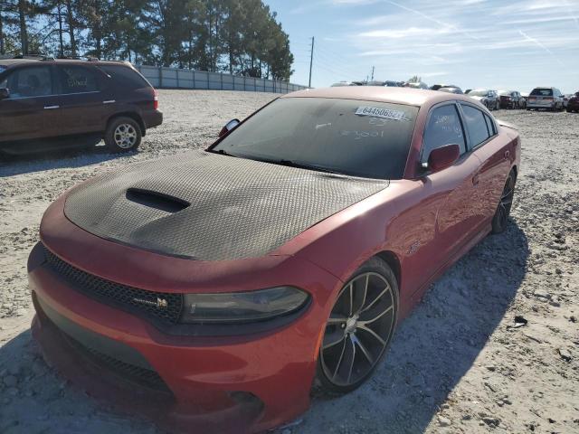 2C3CDXGJXGH150006 - 2016 DODGE CHARGER R/T SCAT PACK RED photo 9