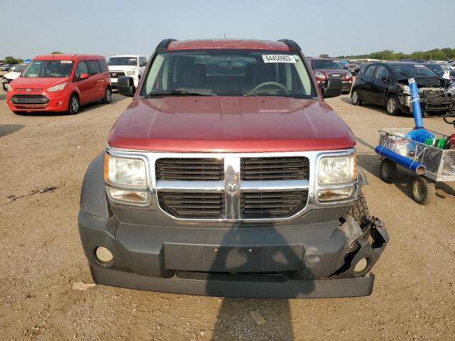 1D8GU28KX7W601803 - 2007 DODGE NITRO SXT MAROON photo 5