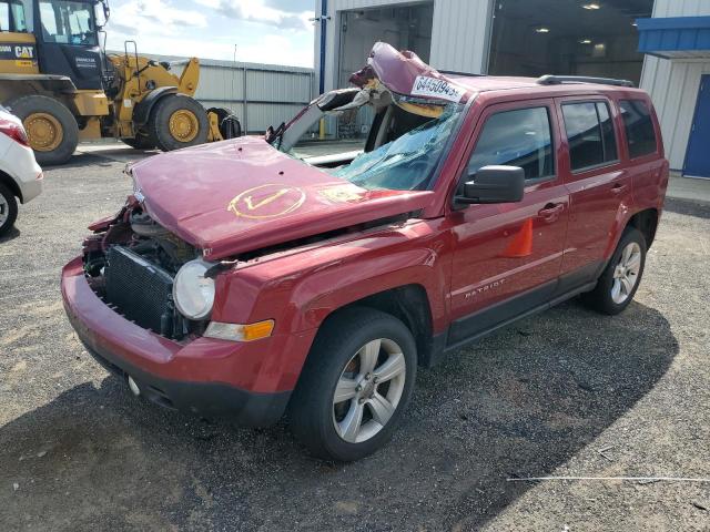 1C4NJRFB9ED687737 - 2014 JEEP PATRIOT LATITUDE RED photo 1