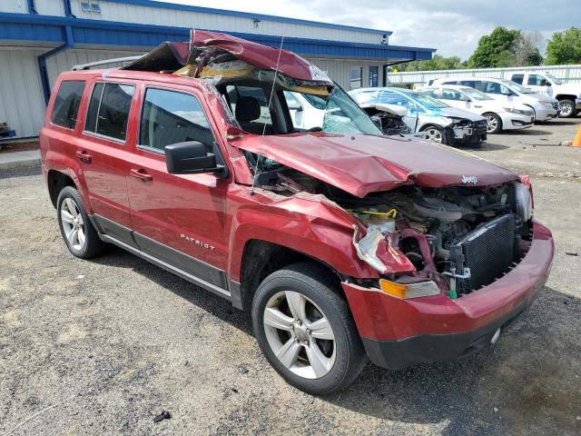 1C4NJRFB9ED687737 - 2014 JEEP PATRIOT LATITUDE RED photo 4