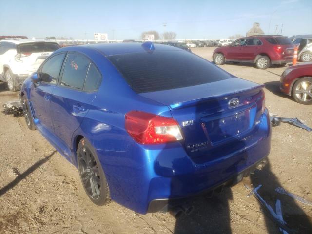 JF1VA1C67L9800910 - 2020 SUBARU WRX PREMIUM BLUE photo 3