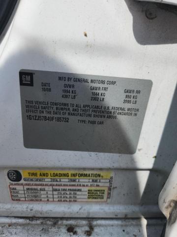 1G1ZJ57B49F185732 - 2009 CHEVROLET MALIBU 2LT 白色 照片 13