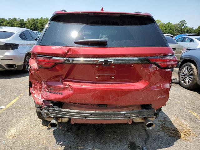 1GNERJKW5NJ157910 - 2022 CHEVROLET TRAVERSE RS RED photo 6