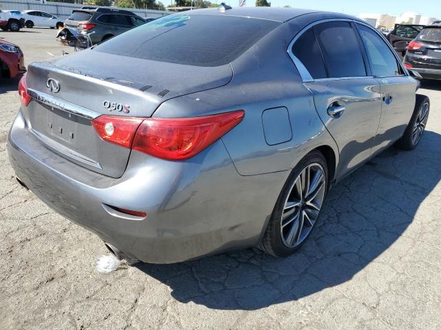 JN1BV7AP7FM350812 - 2015 INFINITI Q50 BASE SILVER photo 3