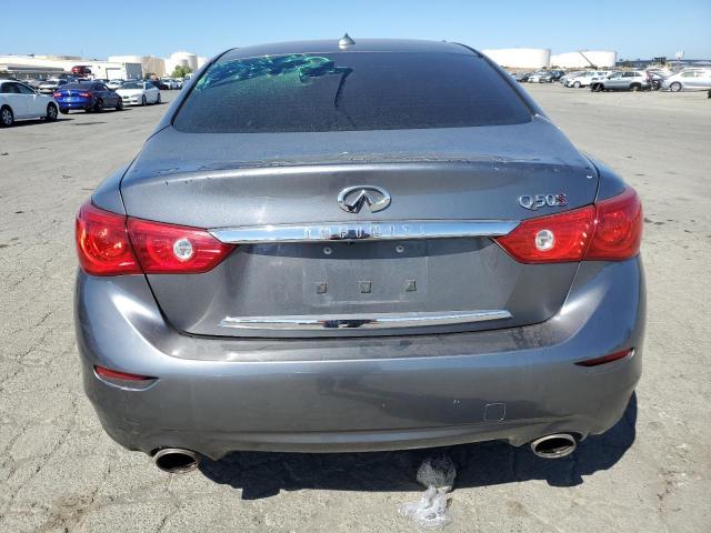 JN1BV7AP7FM350812 - 2015 INFINITI Q50 BASE SILVER photo 6