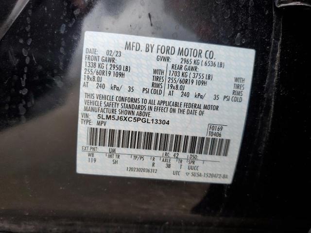 5LM5J6XC5PGL13304 - 2023 LINCOLN AVIATOR BLACK photo 13