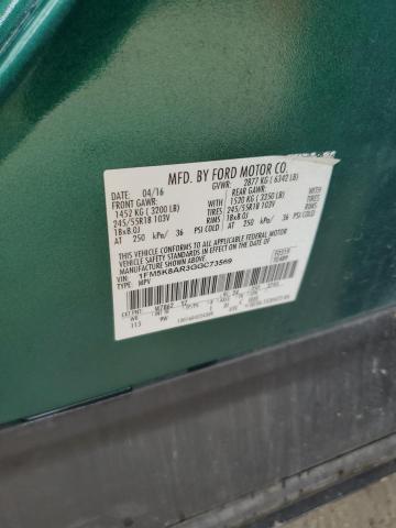 1FM5K8AR3GGC73569 - 2016 FORD EXPLORER POLICE INTERCEPTOR WHITE photo 13