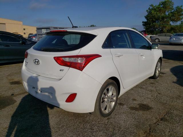 KMHD35LH1EU166269 - 2014 HYUNDAI ELANTRA GT WHITE photo 4