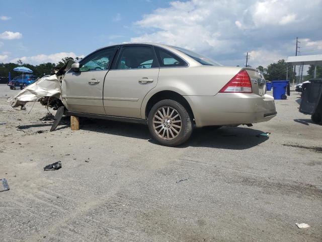 1MEFM42135G610239 - 2005 MERCURY MONTEGO PREMIER BEIGE photo 2