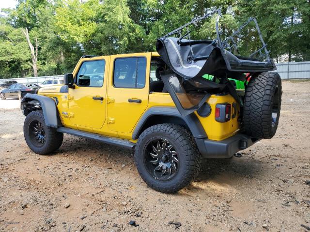 1C4HJXDN6LW338647 - 2020 JEEP WRANGLER U SPORT YELLOW photo 2