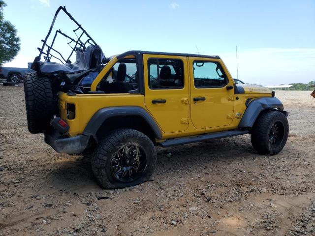 1C4HJXDN6LW338647 - 2020 JEEP WRANGLER U SPORT YELLOW photo 3