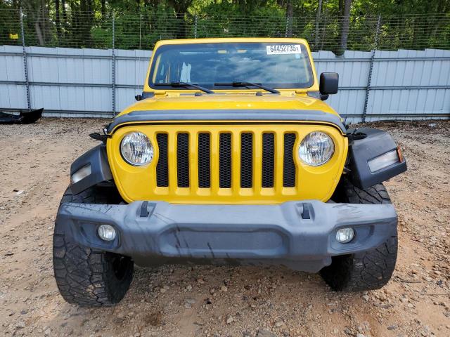 1C4HJXDN6LW338647 - 2020 JEEP WRANGLER U SPORT YELLOW photo 5