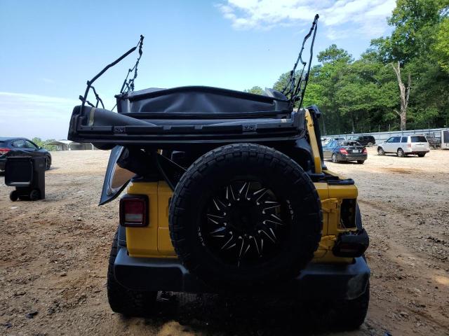 1C4HJXDN6LW338647 - 2020 JEEP WRANGLER U SPORT YELLOW photo 6