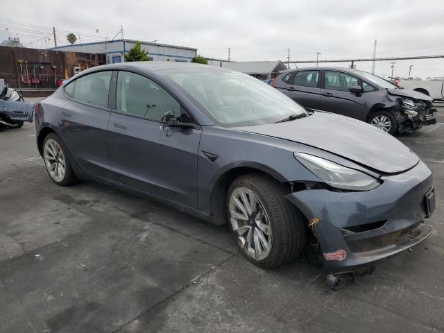 5YJ3E1EA2PF450346 - 2023 TESLA MODEL 3 SILVER photo 4