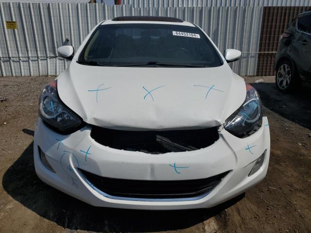 5NPDH4AE4DH288884 - 2013 HYUNDAI ELANTRA GLS WHITE photo 5