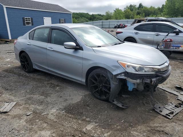 1HGCR2F38HA133077 - 2017 HONDA ACCORD LX SILVER photo 4