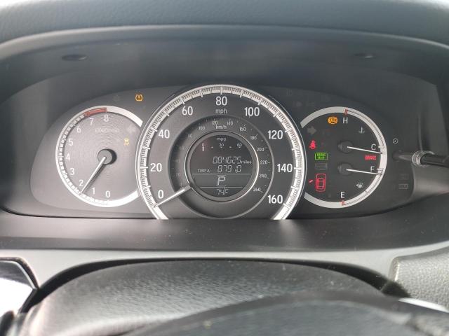 1HGCR2F38HA133077 - 2017 HONDA ACCORD LX SILVER photo 9