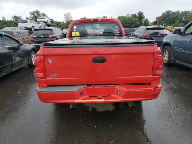 1D7HE42K55S138337 - 2005 DODGE DAKOTA SLT RED photo 6