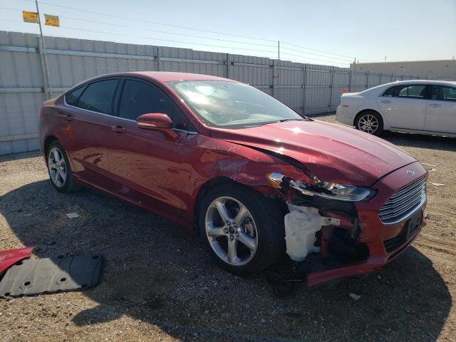 3FA6P0H73GR246189 - 2016 FORD FUSION SE RED photo 4