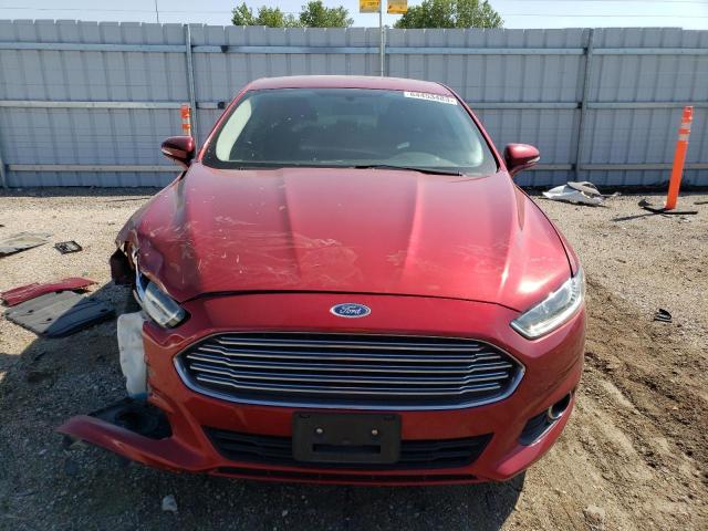 3FA6P0H73GR246189 - 2016 FORD FUSION SE RED photo 5