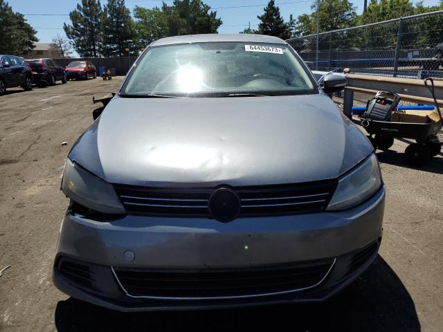 3VWLL7AJ3EM437285 - 2014 VOLKSWAGEN JETTA TDI GRAY photo 5