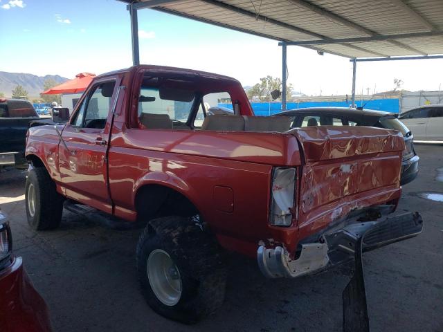 1FMEU15H3MLA77850 - 1991 FORD BRONCO U100 RED photo 3