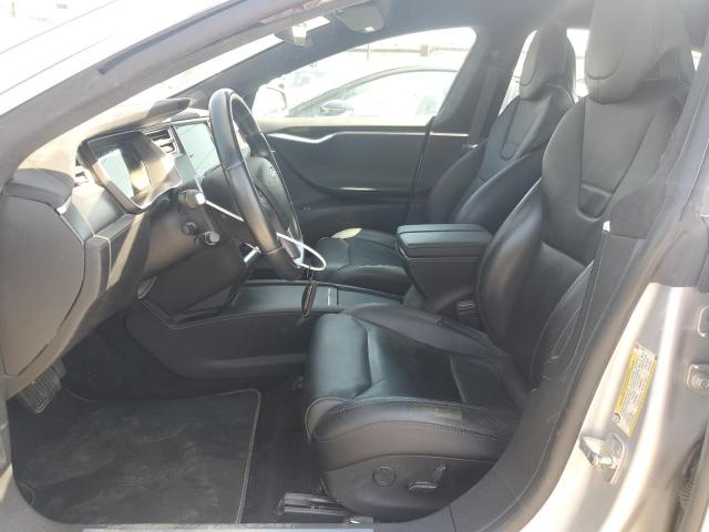 5YJSA1E17HF189627 - 2017 TESLA MODEL S SILVER photo 7