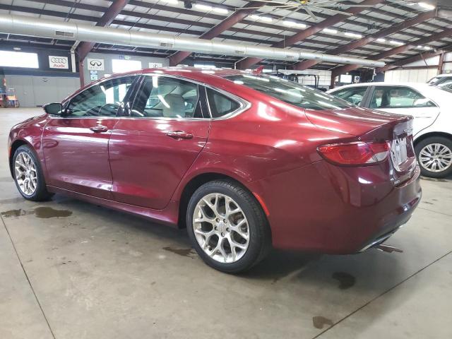 1C3CCCEG7FN636264 - 2015 CHRYSLER 200 C BURGUNDY photo 2