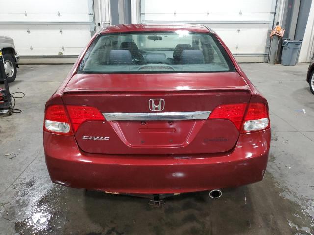 19XFA16629E042411 - 2009 HONDA CIVIC LX-S Կարմիր լուսանկար 6
