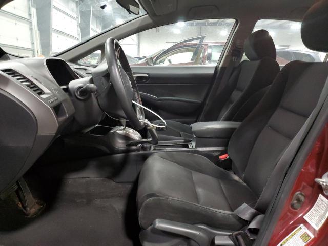 19XFA16629E042411 - 2009 HONDA CIVIC LX-S Կարմիր լուսանկար 7
