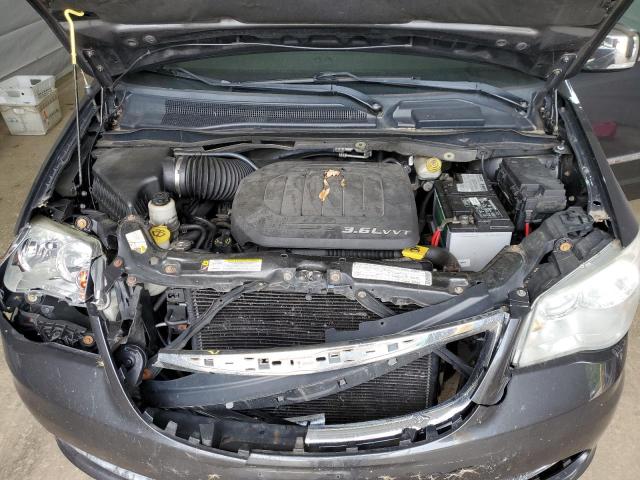 2A4RR8DG5BR676854 - 2011 CHRYSLER TOWN & COU TOURING L CHARCOAL photo 12