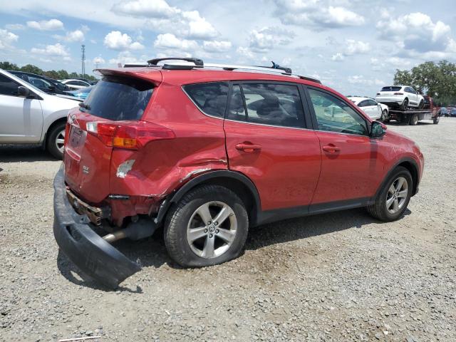 JTMRFREVXFD171922 - 2015 TOYOTA RAV4 XLE RED photo 3