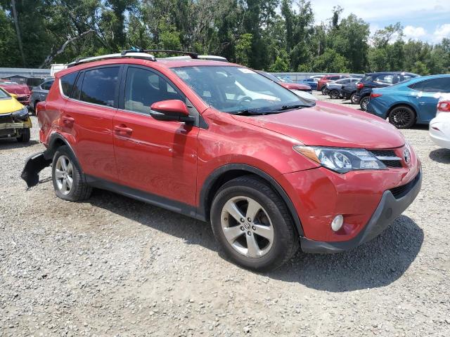 JTMRFREVXFD171922 - 2015 TOYOTA RAV4 XLE RED photo 4