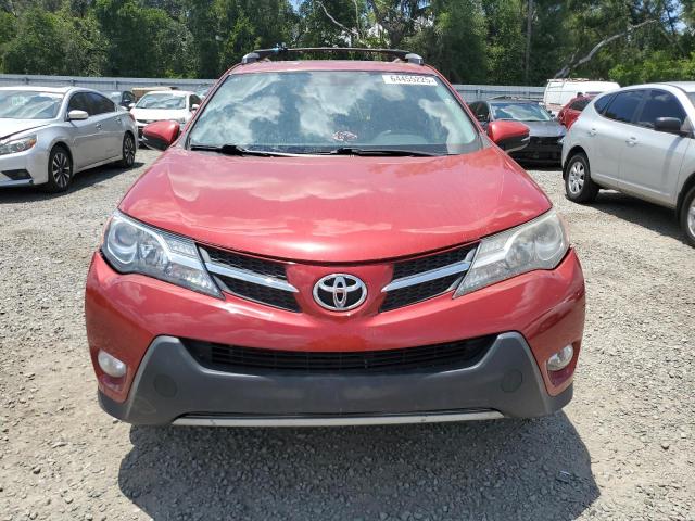 JTMRFREVXFD171922 - 2015 TOYOTA RAV4 XLE RED photo 5