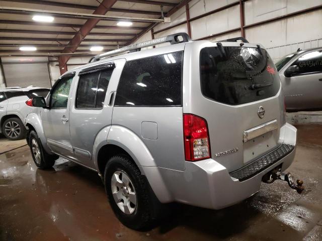 5N1AR18W37C642788 - 2007 NISSAN PATHFINDER SILVER photo 3