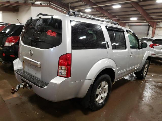 5N1AR18W37C642788 - 2007 NISSAN PATHFINDER SILVER photo 4