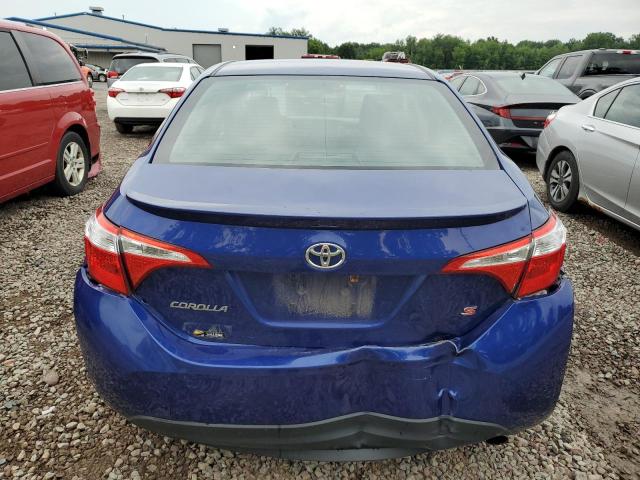 2T1BURHEXFC263211 - 2015 TOYOTA COROLLA L BLUE photo 6