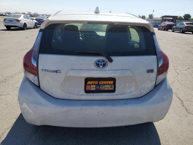 JTDKDTB32F1111240 - 2015 TOYOTA PRIUS C WHITE photo 6