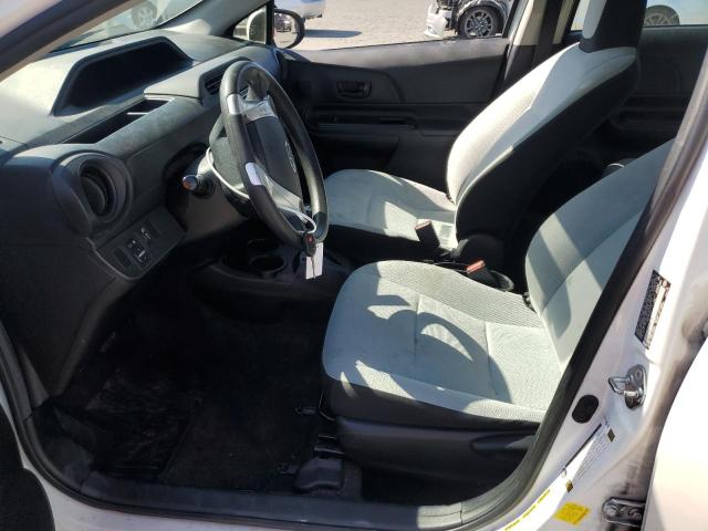 JTDKDTB32F1111240 - 2015 TOYOTA PRIUS C WHITE photo 7