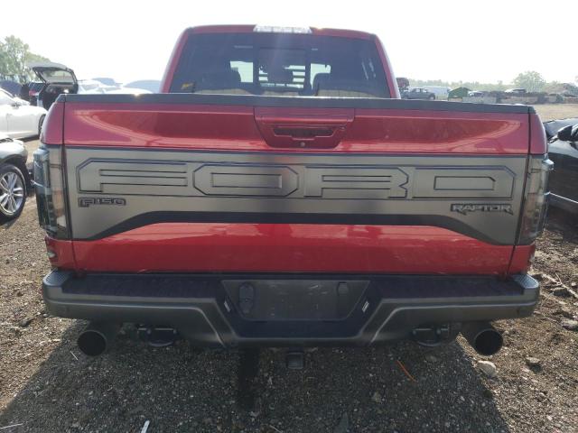 1FTFW1RG5JFB26786 - 2018 FORD F150 RAPTOR RED photo 6