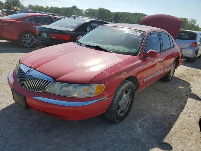 1LNHM97V82Y612363 - 2002 LINCOLN CONTINENTA RED photo 1