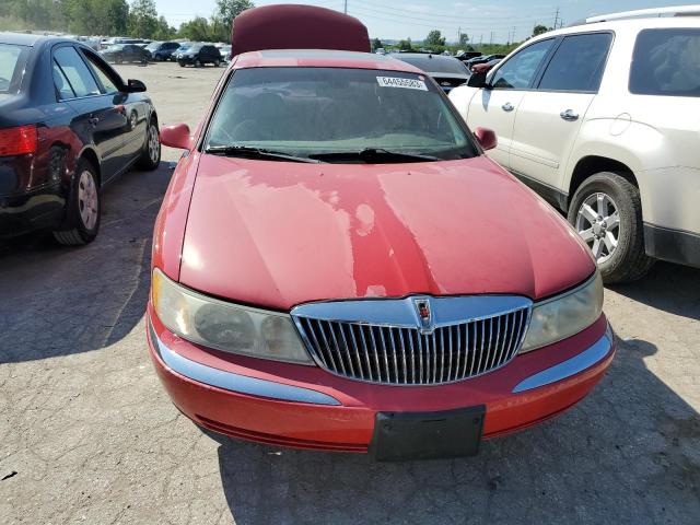 1LNHM97V82Y612363 - 2002 LINCOLN CONTINENTA RED photo 5