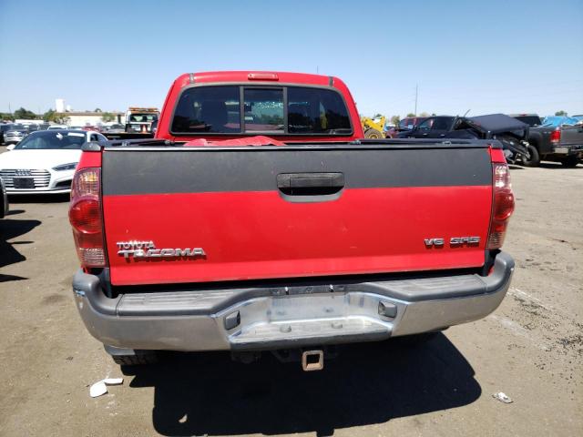 5TEUU42N87Z454125 - 2007 TOYOTA TACOMA ACCESS CAB წითელი ფოტო 6