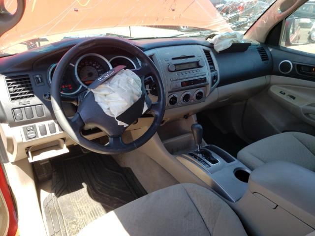 5TEUU42N87Z454125 - 2007 TOYOTA TACOMA ACCESS CAB წითელი ფოტო 8