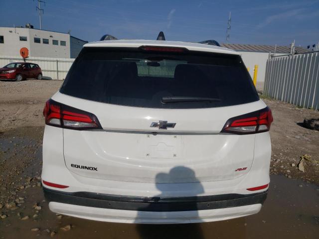 3GNAXMEV8NS245146 - 2022 CHEVROLET EQUINOX RS WHITE photo 6