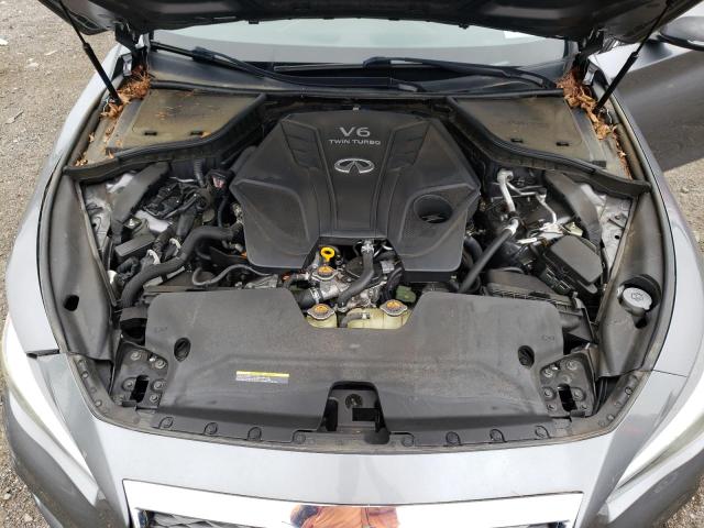 JN1EV7AR7KM559718 - 2019 INFINITI Q50 LUXE SILVER photo 11