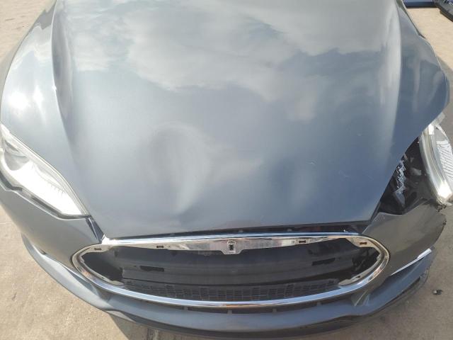 5YJSA1DG5DFP08478 - 2013 TESLA MODEL S GRAY photo 11