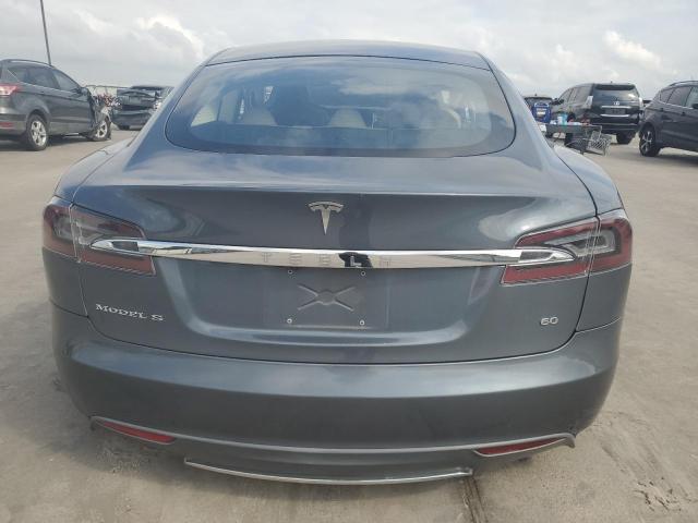 5YJSA1DG5DFP08478 - 2013 TESLA MODEL S GRAY photo 6